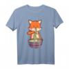 Kawaii Anime Fuchs T-Shirt mit Ramen - Japanisches Lebensmittel Geschenk für Kinder, Anime- und Kulturfans, perfekt für Geburtstage, Halloween, Thanksgiving & Weihnachten