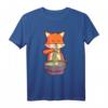 Kawaii Anime Fuchs T-Shirt mit Ramen - Japanisches Lebensmittel Geschenk für Kinder, Anime- und Kulturfans, perfekt für Geburtstage, Halloween, Thanksgiving & Weihnachten