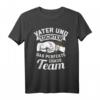 Vater und Tochter - Das perfekte Chaos Team T-Shirt für Familien, Baby Shower & Schwangerschaftsankündigungen