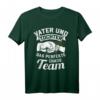 Vater und Tochter - Das perfekte Chaos Team T-Shirt für Familien, Baby Shower & Schwangerschaftsankündigungen