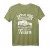 Vater und Tochter - Das perfekte Chaos Team T-Shirt für Familien, Baby Shower & Schwangerschaftsankündigungen