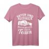 Vater und Tochter - Das perfekte Chaos Team T-Shirt für Familien, Baby Shower & Schwangerschaftsankündigungen