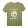 Alpaka Schlafshirt Pyjama Schlafanzug - Lustiges Lama Nachthemd als Geschenk für Nachteulen, Morgenmuffel & Schlafmützen
