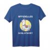 Alpaka Schlafshirt Pyjama Schlafanzug - Lustiges Lama Nachthemd als Geschenk für Nachteulen, Morgenmuffel & Schlafmützen