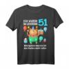 51. Geburtstag T-Shirt für Mann und Frau - Lustiges Lockdown Geschenk 1970 Jahrgang mit Spruch für Geburtstagsfeier & Party