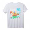 51. Geburtstag T-Shirt für Mann und Frau - Lustiges Lockdown Geschenk 1970 Jahrgang mit Spruch für Geburtstagsfeier & Party