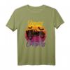Jeepers Creepers Hexe in 4x4 Flying Past Moon Halloween T-Shirt – Lustiges Gruseliges Kostüm für Erwachsene, Party & Geschenk