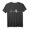 Vater und Sohn Herzschlag Herz Liebe Partnerlook T-Shirt – Perfektes Geschenk zum Geburtstag, Vatertag, Kindertag und Weihnachten