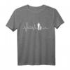 Vater und Sohn Herzschlag Herz Liebe Partnerlook T-Shirt – Perfektes Geschenk zum Geburtstag, Vatertag, Kindertag und Weihnachten