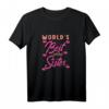 HapDog Geschenk für die beste kleine Schwester - Persönliches T-Shirt mit Spruch