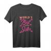 HapDog Geschenk für die beste kleine Schwester - Persönliches T-Shirt mit Spruch