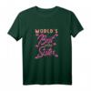 HapDog Geschenk für die beste kleine Schwester - Persönliches T-Shirt mit Spruch