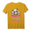 Große Schwester von Zwillingen Panda Baby T-Shirt – Süßes Geschenk zur Babyankündigung für Töchter, perfekt für Kindergarten & Schule