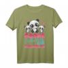 Große Schwester von Zwillingen Panda Baby T-Shirt – Süßes Geschenk zur Babyankündigung für Töchter, perfekt für Kindergarten & Schule