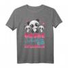 Große Schwester von Zwillingen Panda Baby T-Shirt – Süßes Geschenk zur Babyankündigung für Töchter, perfekt für Kindergarten & Schule