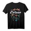 Carina Geburtstag Schwester Schmetterling Pusteblume Name T-Shirt – Personalisierte Naturmotive für Geburtstagsgeschenke