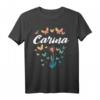 Carina Geburtstag Schwester Schmetterling Pusteblume Name T-Shirt – Personalisierte Naturmotive für Geburtstagsgeschenke