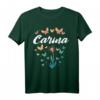 Carina Geburtstag Schwester Schmetterling Pusteblume Name T-Shirt – Personalisierte Naturmotive für Geburtstagsgeschenke