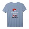 Schwester Claus Weihnachten Partnerlook Weihnachtsmann T-Shirt – Lustiges Weihnachtsgeschenk für Familie und Freunde