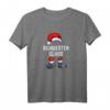 Schwester Claus Weihnachten Partnerlook Weihnachtsmann T-Shirt – Lustiges Weihnachtsgeschenk für Familie und Freunde