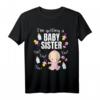 Baby Schwester verraten - Lustiges Baby T-Shirt für große Schwester mit Aufschrift 'I'm Get a Baby Sister' – Perfekt für Schwangerschaftsankündigungen & Geschwistergeschenke