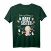 Baby Schwester verraten - Lustiges Baby T-Shirt für große Schwester mit Aufschrift 'I'm Get a Baby Sister' – Perfekt für Schwangerschaftsankündigungen & Geschwistergeschenke