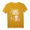 Baby Schwester verraten - Lustiges Baby T-Shirt für große Schwester mit Aufschrift 'I'm Get a Baby Sister' – Perfekt für Schwangerschaftsankündigungen & Geschwistergeschenke