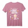 Baby Schwester verraten - Lustiges Baby T-Shirt für große Schwester mit Aufschrift 'I'm Get a Baby Sister' – Perfekt für Schwangerschaftsankündigungen & Geschwistergeschenke