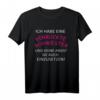Ich habe eine verrückte Schwester T-Shirt | Lustiges Geschenk für Schwester - Witziges Outfit für Familie und Freunde
