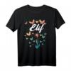 Elif Geburtstag Schwester T-Shirt mit Schmetterling und Pusteblume - Personalisierte Namensgeschenkidee