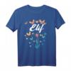 Elif Geburtstag Schwester T-Shirt mit Schmetterling und Pusteblume - Personalisierte Namensgeschenkidee