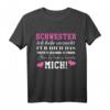 Schwester ich habe versucht für dich das perfekte Geschenk T-Shirt - Lustiges Geschenkidee für Bruder zum Geburtstag & Weihnachten