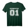 Schwester 01 T-Shirt für werdende Schwestern – Klassisches Geschenk zur Familienerweiterung