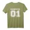 Schwester 01 T-Shirt für werdende Schwestern – Klassisches Geschenk zur Familienerweiterung