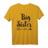 Big Sister Schwester Est. 2019 T-Shirt – Süßes Babyankündigungsgeschenk für große Schwestern, perfekt für Baby Shower & Geburtstagsüberraschungen