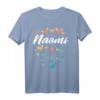 Naomi Geburtstags T-Shirt für Schwester mit Schmetterling und Pusteblume - Personalisierte Namensgeschenkidee