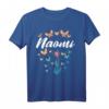 Naomi Geburtstags T-Shirt für Schwester mit Schmetterling und Pusteblume - Personalisierte Namensgeschenkidee
