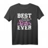 Beste kleine Schwester T-Shirt - Geschenk für stolze Schwestern bei Babyankündigung & Geburt