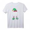 Kleine Schwester Elfe Partnerlook T-Shirt für Familien Weihnachten - Lustiges Weihnachtsdesign für Töchter, Schwestern & Freunde