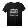 Ich bin die Kleine Schwester - Lustiges Schwester T-Shirt für Familienfans & Geschwister-Liebhaber