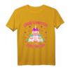 Große Schwester von Zwillingen Einhorn T-Shirt - Schwangerschaftsankündigung Geschenk für Tochter, Enkelin & werdende große Schwester