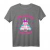 Große Schwester von Zwillingen Einhorn T-Shirt - Schwangerschaftsankündigung Geschenk für Tochter, Enkelin & werdende große Schwester