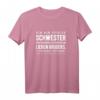 Cooles Stolze Schwester Bruder Geburtstag Spruch Geschenk T-Shirt - Lustiges Last-Minute Geschenk für Weihnachten & Geburtstag