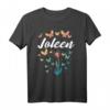 Joleen Geburtstag Schwester T-Shirt mit Schmetterling, Pusteblume und Namen – Personalisierte Geschenkidee zu Geburtstagen