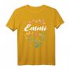 Emmi Geburtstag Schwester T-Shirt mit Schmetterling und Pusteblume - Personalisiertes Geschenk mit Namen, klassisch geschnitten