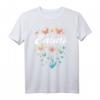 Emmi Geburtstag Schwester T-Shirt mit Schmetterling und Pusteblume - Personalisiertes Geschenk mit Namen, klassisch geschnitten