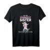 Ich bin die jüngste Schwester T-Shirt - Lustiges Einhorn-Design, Perfekt für Geschwistergeschenke