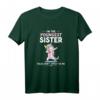Ich bin die jüngste Schwester T-Shirt - Lustiges Einhorn-Design, Perfekt für Geschwistergeschenke
