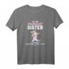 Ich bin die jüngste Schwester T-Shirt - Lustiges Einhorn-Design, Perfekt für Geschwistergeschenke