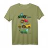 4 Traktoren & Landmaschinen T-Shirt für Jungen – Bauernhof-Landmaschinen Geschenkidee für Kinder, Traktorfahrer & Landwirtskinder